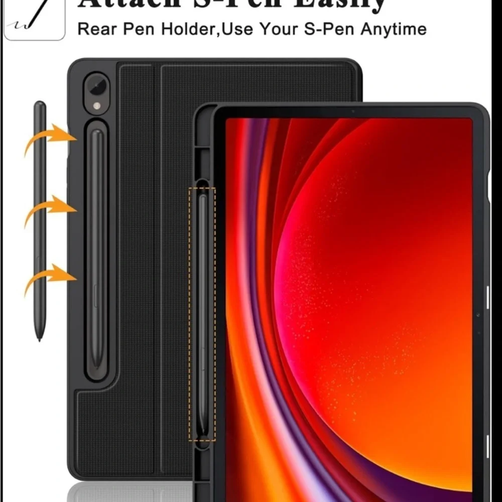 New Soke Samsung black folding case for S9 11 in tablet